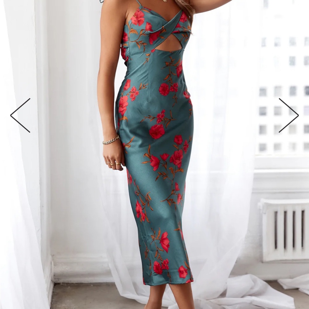 Hello Molly Fool Me Once Midi Dress